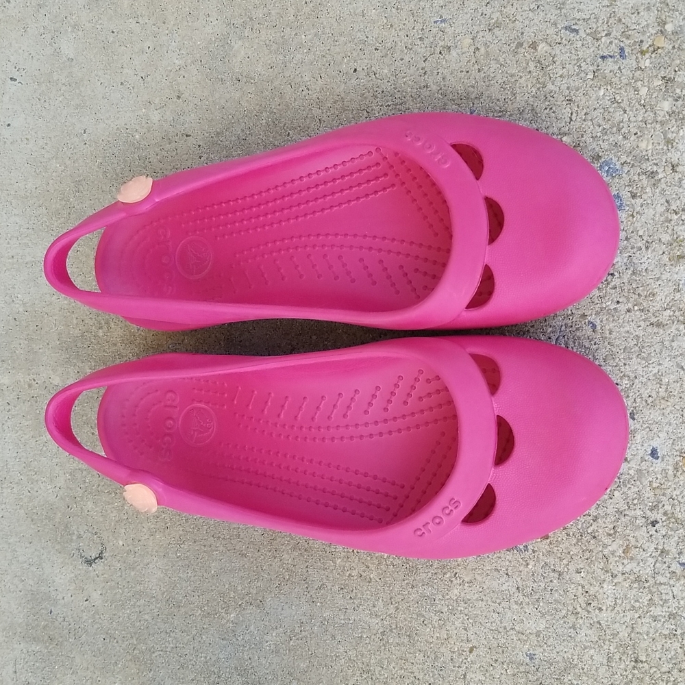 Crocs Jayna Slingback Flats Slip On Shoes Size 6
